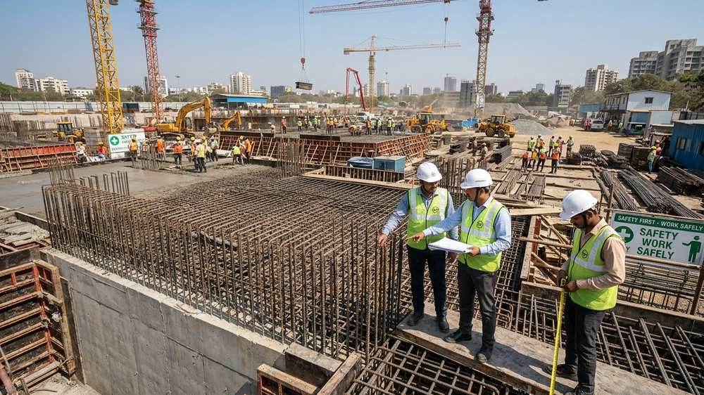 A2RD Infra Civil Engineering Construction Site in India